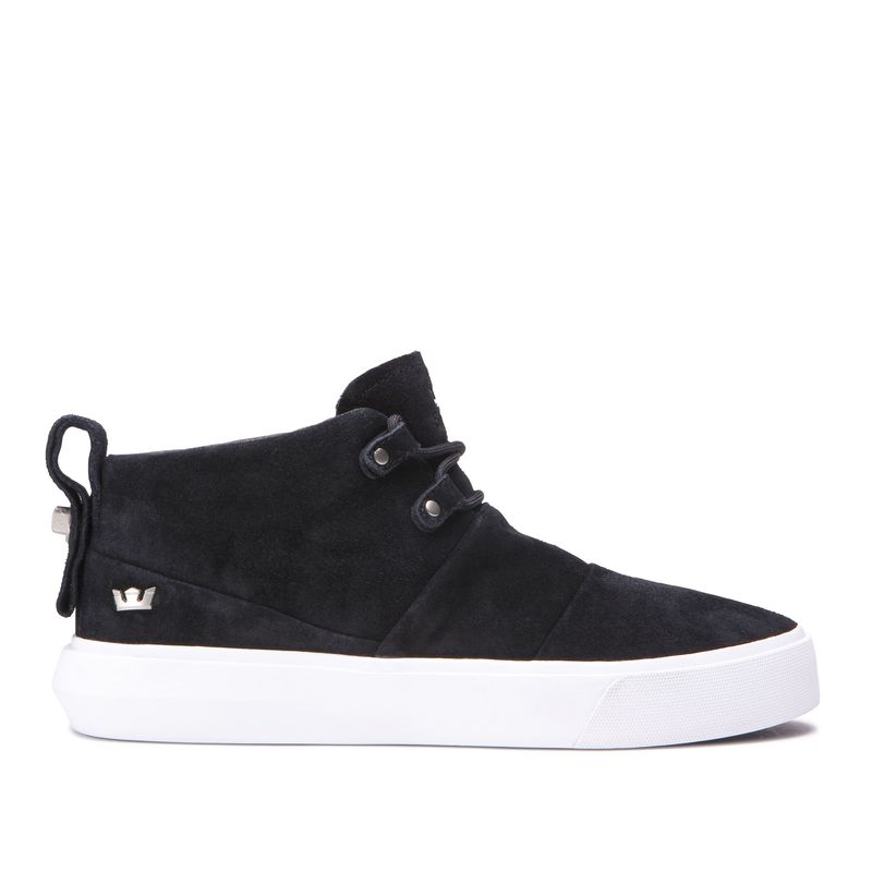 Supra Charles High Top Schuhe Damen - Schwarz LMS15550